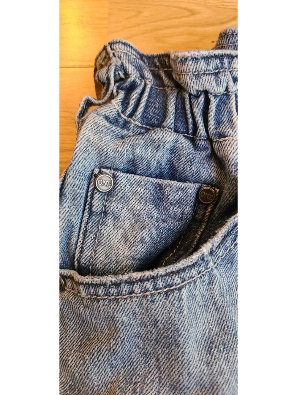 One Teaspoon Pioneer Vintage Paperbag Short Grunge Boho Festival Baggy Size 26 - Picture 4 of 10